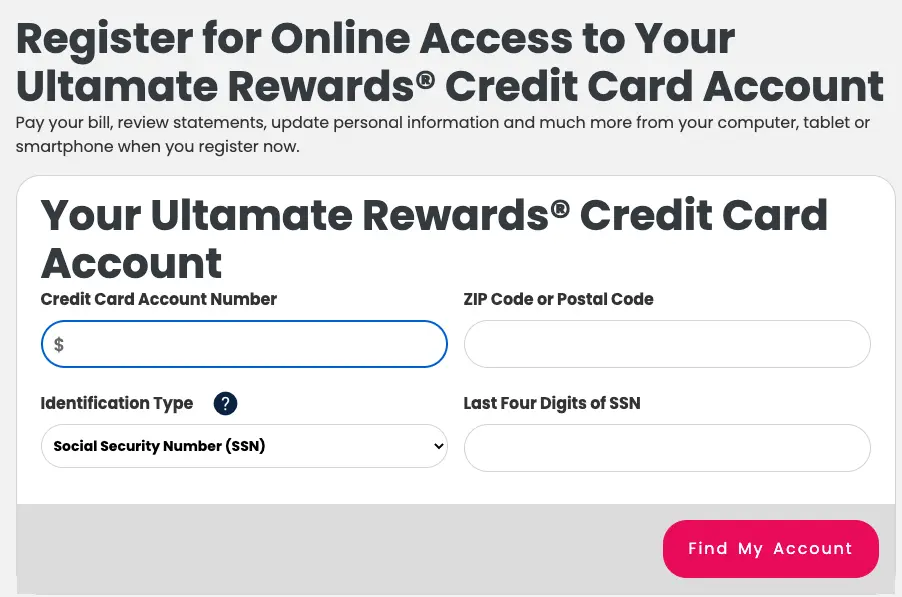 Ulta Credit Card Register An Account